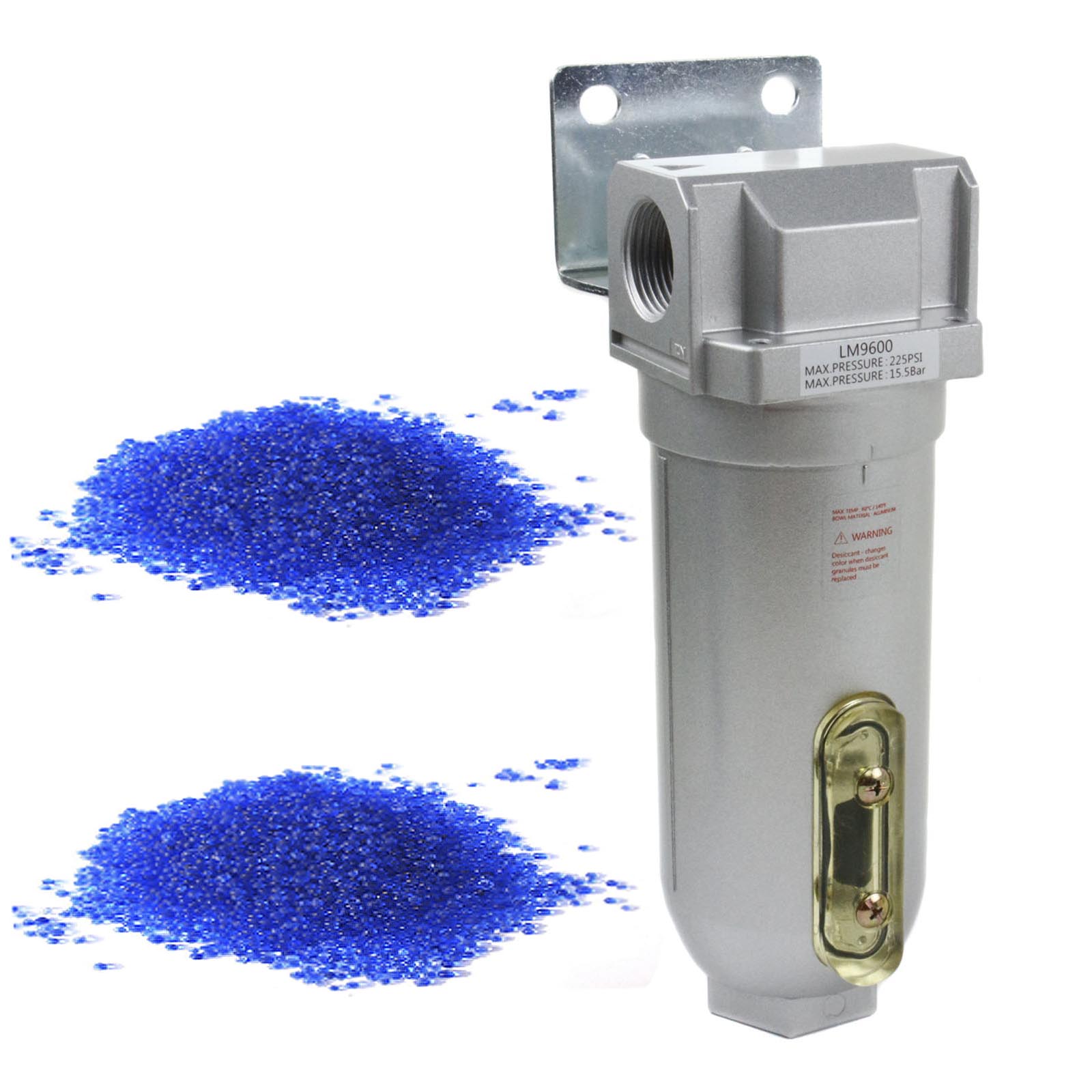 1" Compressed Air In Line Filter Desiccant Dryer Moisture Water